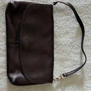 Coach Black leather purse